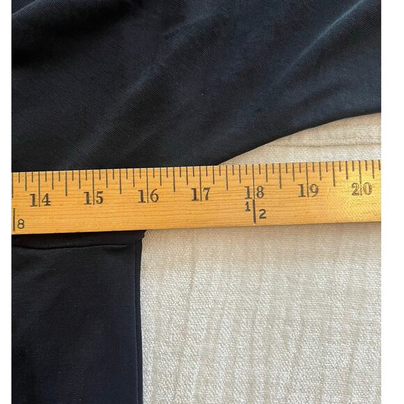 ASTR Black Wrap Front Kimono Dress - L - Picture 7 of 7